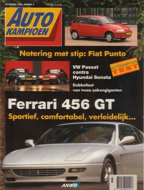 Autokampioen 2 1994 : Ferrari 456GT - Lancia Delta HF - Audi, Boeken, Auto's | Folders en Tijdschriften, Gelezen, Algemeen, Ophalen of Verzenden