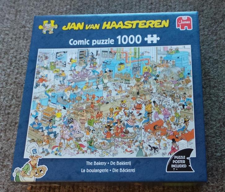 Sinterklaasavond: puzzelen 7 x 1000 st. ook Jan v. Haasteren, Hobby en Vrije tijd, Denksport en Puzzels, Zo goed als nieuw, Legpuzzel