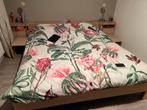 Auping Auronde bed, Ophalen, Beige, Tweepersoons, 180 cm