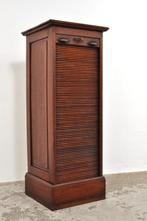 Vintage archiefkast eiken roldeurkast kast ca 1890, Ophalen of Verzenden, Gebruikt, 25 tot 50 cm, 50 tot 100 cm