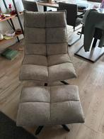 Nieuwe relaxt stoel met hocker, Huis en Inrichting, Stoelen, Ophalen, Overige kleuren, Nieuw, Eén