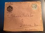 1892 Hangend Haar 12,5 cent op envelop, Envelop, Ophalen of Verzenden