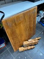 Eiken salontafel, Huis en Inrichting, Tafels | Salontafels, Ophalen, Gebruikt, 100 tot 150 cm, 50 tot 100 cm