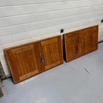 Teak kozijnen met teak deurtjes, Huis en Inrichting, Ophalen, Teakhout, 50 tot 100 cm, Zo goed als nieuw