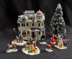 RETIRED set laurel house kerstdorp kersthuisjes, Verzenden, Gebruikt