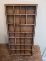 Oude houten letterbak, Huis en Inrichting, Ophalen of Verzenden, Gebruikt