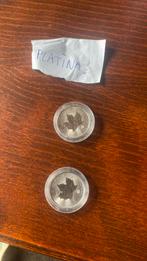 2 x 1 ounce platina, Postzegels en Munten, Ophalen