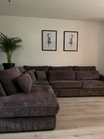 Rib bank, donker bruin., Huis en Inrichting, Ophalen of Verzenden, Zo goed als nieuw