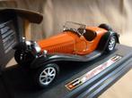 Bugatti Type 55 1932 oranje Burago 1:24, Hobby en Vrije tijd, Modelauto's | 1:24, Ophalen of Verzenden, Bburago, Zo goed als nieuw