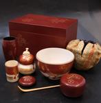 chabako, theeceremonie set op reis of buiten, Antiek en Kunst, Antiek | Keramiek en Aardewerk, Ophalen of Verzenden