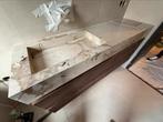 Exclusieve natuurstenen wastafels op maat - Tijdloos en luxe, Ophalen, Nieuw, Minder dan 100 cm, Wasbak of Wastafel