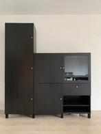 IKEA BESTA barmeubel en kast zwartbruin, Huis en Inrichting, 150 tot 200 cm, 25 tot 50 cm, 150 tot 200 cm, Gebruikt