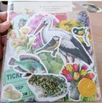 Ephemera set lente heel groot snailmail journal scrapbook, Ophalen of Verzenden, Plaatje