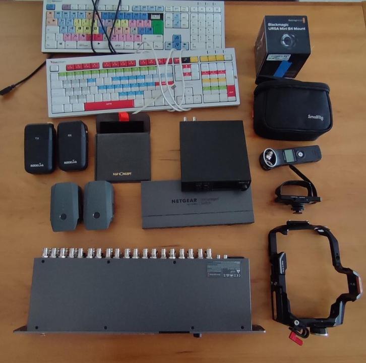 Grote video- en livestream apparatuur uitverkoop!, Audio, Tv en Foto, Professionele Audio-, Tv- en Video-apparatuur, Zo goed als nieuw
