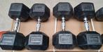 Rogue Hex rubber dumbbells 27,5 en 30kg, Sport en Fitness, Fitnessmaterialen, Gebruikt, Rug, Dumbbell, Ophalen