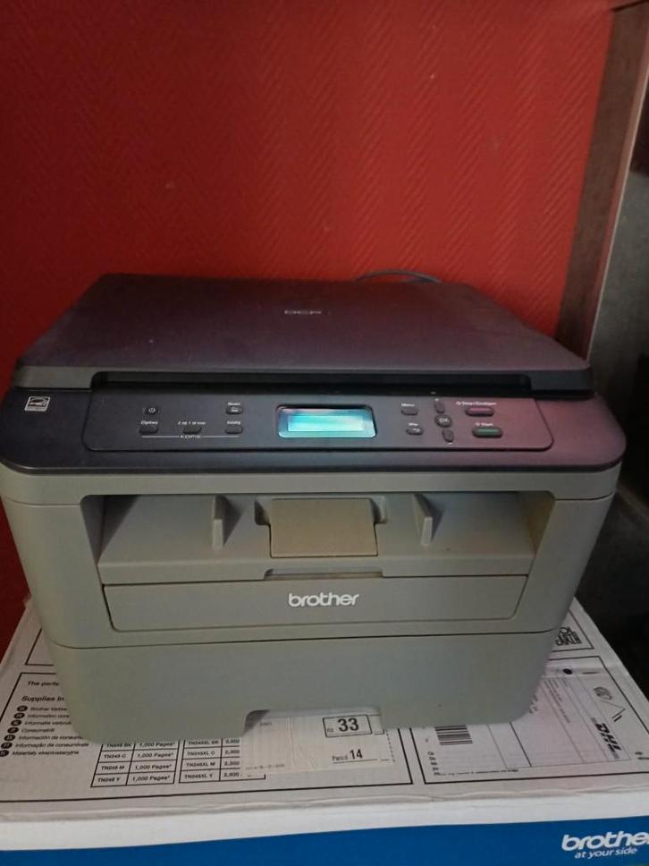 BROTHER DCP-L2500D all in one Zwart wit laserprinter, Computers en Software, Printers, Gebruikt, Printer, Laserprinter, Kopieren