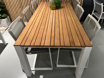 Nieuw 4 Seasons Outdoor Ridge Teak hout tuin tafel 220 160 beschikbaar voor biedingen