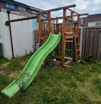 Speeltoestel met glijbaan, klimmuur & zandbak, Kinderen en Baby's, Speelgoed | Buiten | Speeltoestellen, Ophalen, Gebruikt, Glijbaan