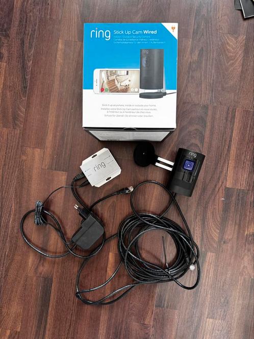 Ring Stick Up Cam Wired, Audio, Tv en Foto, Videobewaking, Zo goed als nieuw, Ophalen of Verzenden