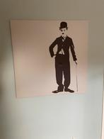 Canvas schilderij Charlie Chaplin, Antiek en Kunst, Ophalen