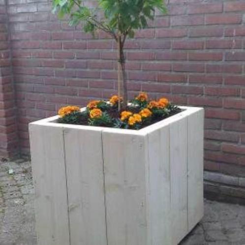 Bloembak plantenbak maatwerk gratis bezorgd terras horeca, Tuin en Terras, Bloembakken en Plantenbakken, Nieuw, Hout, Binnen, Balkon