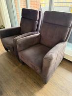 Twee comfortabele fauteuils, Huis en Inrichting, Fauteuils, Ophalen, Gebruikt, Stof, 50 tot 75 cm
