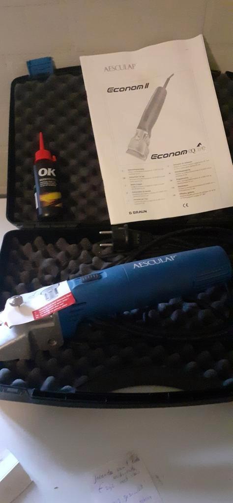 Te koop; Aesculap economII scheermachine, Dieren en Toebehoren, Paarden en Pony's | Verzorgingsproducten, Zo goed als nieuw, Ophalen of Verzenden