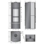Oranier Hektos Aqua Speksteen Hout cv kachel - Demo Model, Huis en Inrichting, Kachels, Ophalen, Houtkachel, Zo goed als nieuw
