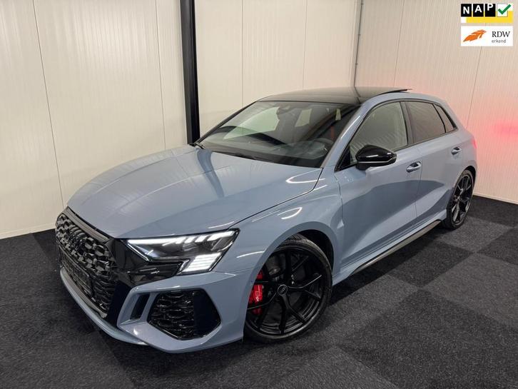 Audi RS3 2.5 TFSI QUATTRO 2024 KERAMISCH/MASSAGE/KEMORA/HUD/, Auto's, Audi, Bedrijf, Te koop, RS3, 4x4, ABS, Achteruitrijcamera