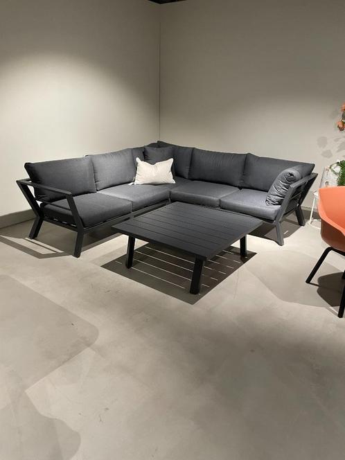 loungeset alluminium OP=OP, Tuin en Terras, Tuinsets en Loungesets, Gebruikt, Loungeset, Kunststof, 5 zitplaatsen, Ophalen