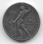 Italië 50 lire 1993 KM# 95.2, Verzenden, Italië, Losse munt
