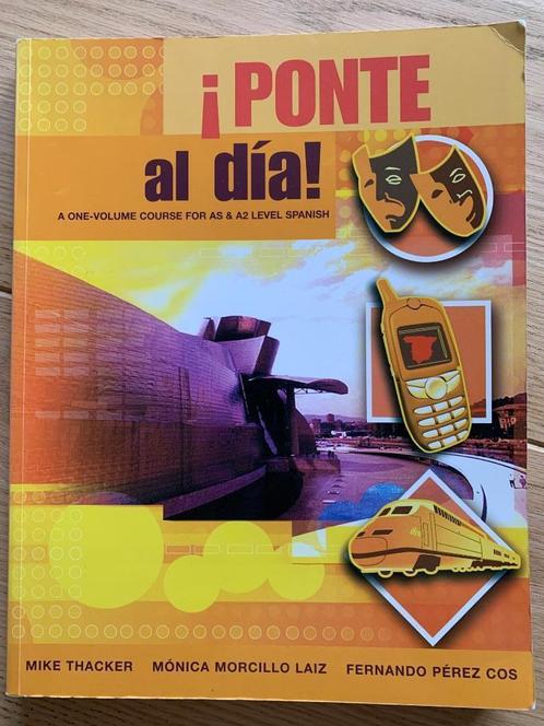 Ponte al día! Spaans lesboek met Engelse uitleg, nivel A2/B1, Boeken, Studieboeken en Cursussen, Zo goed als nieuw, HBO, Alpha