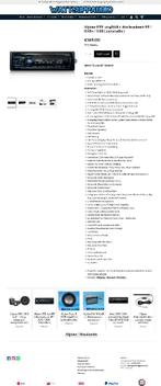 Alpine UTE-204DAB 1-din headunit BT / DAB+ / USB(autoradio), ., Nieuw, Ophalen of Verzenden, .