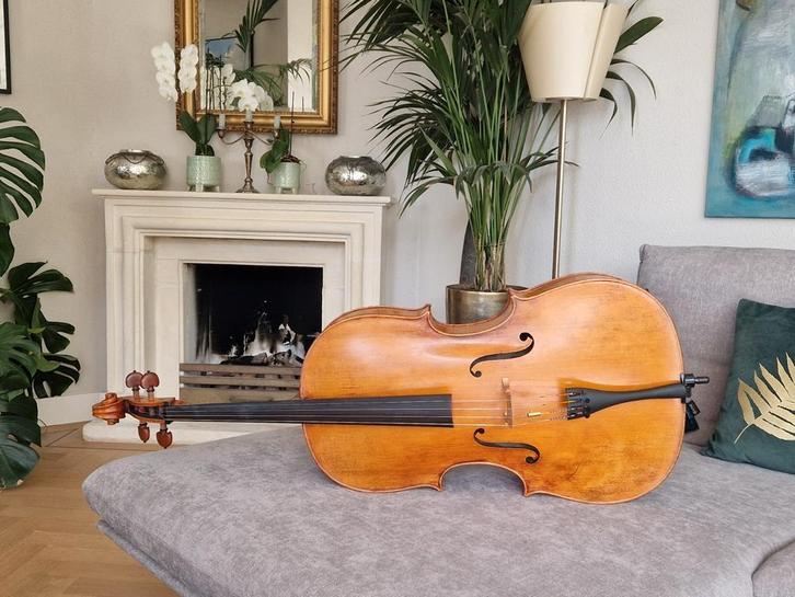 Prachtige Duitse Cello G. Bertoni 4/4. Van €4700 voor €3200, Muziek en Instrumenten, Strijkinstrumenten | Cello's, Zo goed als nieuw