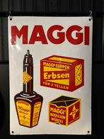 Bol emaille reclamebord Maggi, Antiek en Kunst, Antiek | Emaille, Ophalen