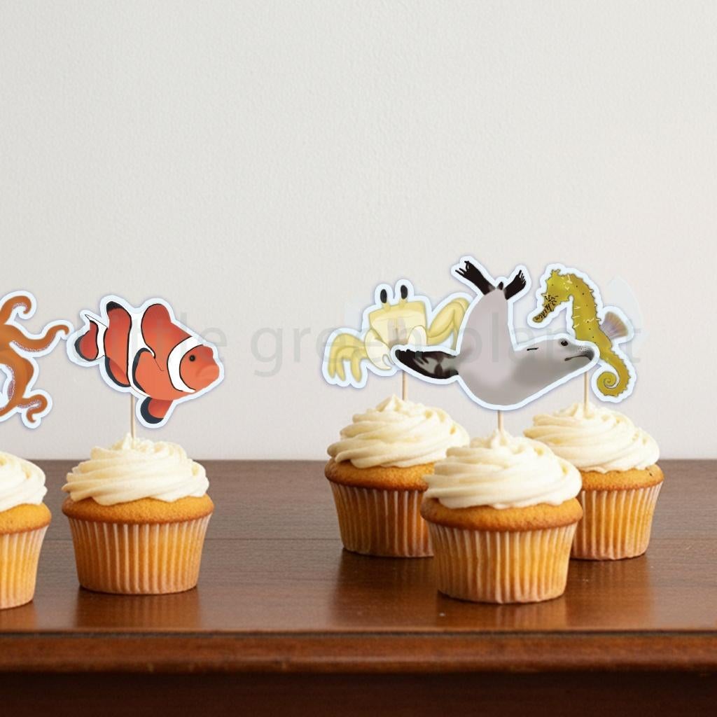 Traktatie prikkers Zeedieren – Printable, Kinderen en Baby's, Verzenden, Nieuw