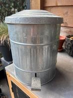 House Doctor Prullenbak Zinc, ijzer zink 8 liter, met pedaal, Ophalen, Gebruikt, Met pedaal, Minder dan 10 liter