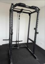 Taurus Power Cage met lat pulley systeem, Ophalen, Krachtstation, Rug, Zo goed als nieuw