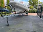 RIB 480 60pk in nieuwstaat incl nieuwe Trailer, Watersport en Boten, Overige merken, Ophalen of Verzenden, Zo goed als nieuw, Benzine