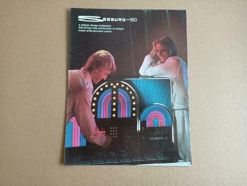 Folder: Seeburg Mardi-gras/ STD4 (1977) jukebox, Verzamelen, Automaten | Jukeboxen, Gebruikt, Seeburg, 1950 tot 1960, Verzenden