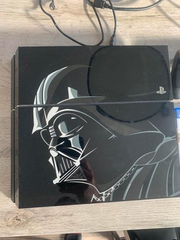 Playstation 4 limited edition darth vader met spel beschikbaar voor biedingen