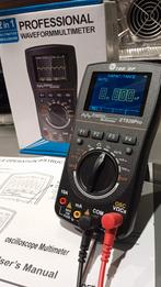 Professionele Multimeter + Oscilloscoop 10MHz(2 in 1), Ophalen of Verzenden, Zo goed als nieuw, Multimeter