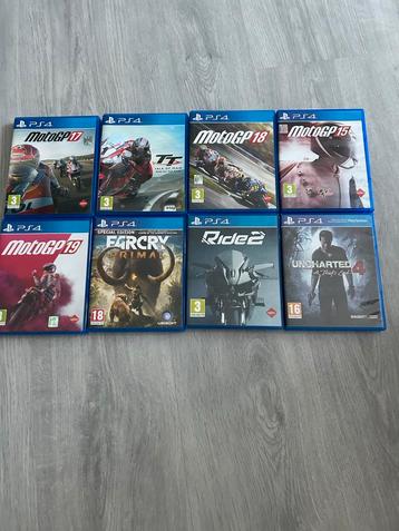 PS4 Spellen Pakket - 8 Games beschikbaar voor biedingen