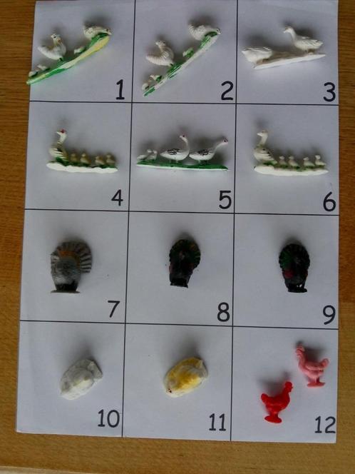 Blad 18 dieren van de boerderij, Verzamelen, Poppetjes en Figuurtjes, Gebruikt, Verzenden