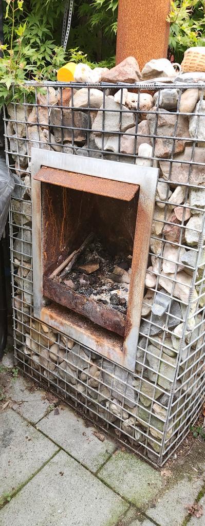 Stenenkorf Tuinhaard, Tuin en Terras, Tuinhaarden, Ophalen