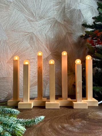 Vintage IKEA kerst kandelaar – 7-armig Scandinavisch design beschikbaar voor biedingen