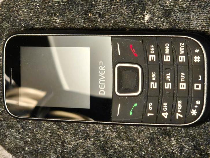 Denver FAS-18100M, Telecommunicatie, Mobiele telefoons | Nokia, Nieuw, Zonder abonnement, Zonder simlock, Fysiek toetsenbord, Zwart