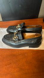 Sasha loafers mt 41 (leer), Kleding | Dames, Ophalen of Verzenden, Zo goed als nieuw, Zwart, Instappers
