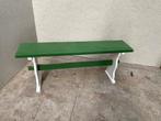Bankje gerestyled, Ophalen, Gebruikt, Wit, Brocante landelijk
