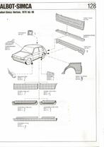 Plaatwerk Simca Talbot Horizon 4  1978-86, Auto-onderdelen, Ophalen of Verzenden, Nieuw
